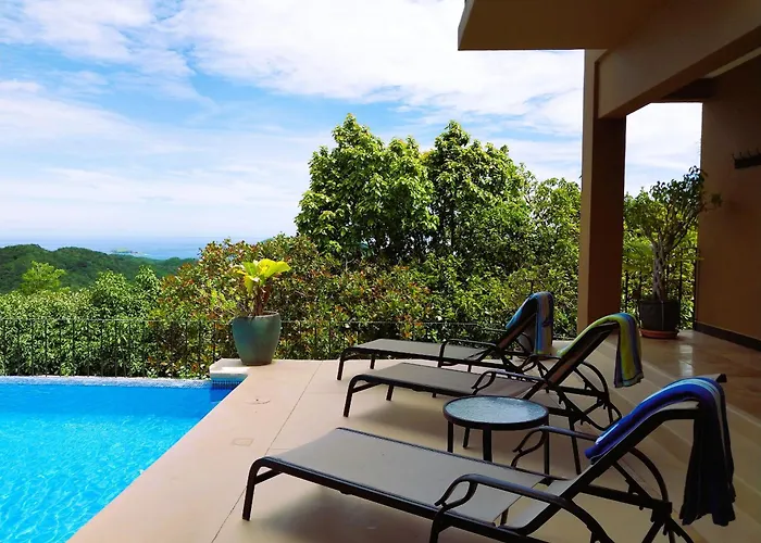 Casa Sol Azul - Remarkable, Ocean View 4 Bedroom House In Potrero (Guanacaste)